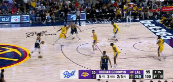 奋力反击！掘金连续失误 湖人内外开花轰出17-7迅速迫近比分