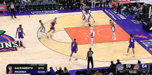 苏醒过来！比尔和杜兰特三分线外三连击 太阳拉开比分